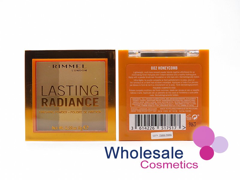6 x Rimmel London Lasting Radiance Powder - 002 HONEYCOMB